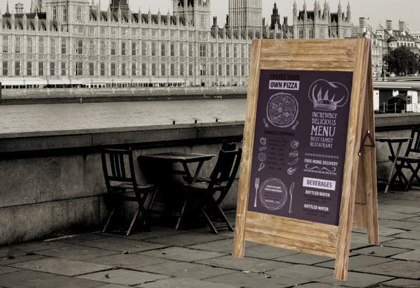 A-Skilt Gadeskilt i træ - ASSENS